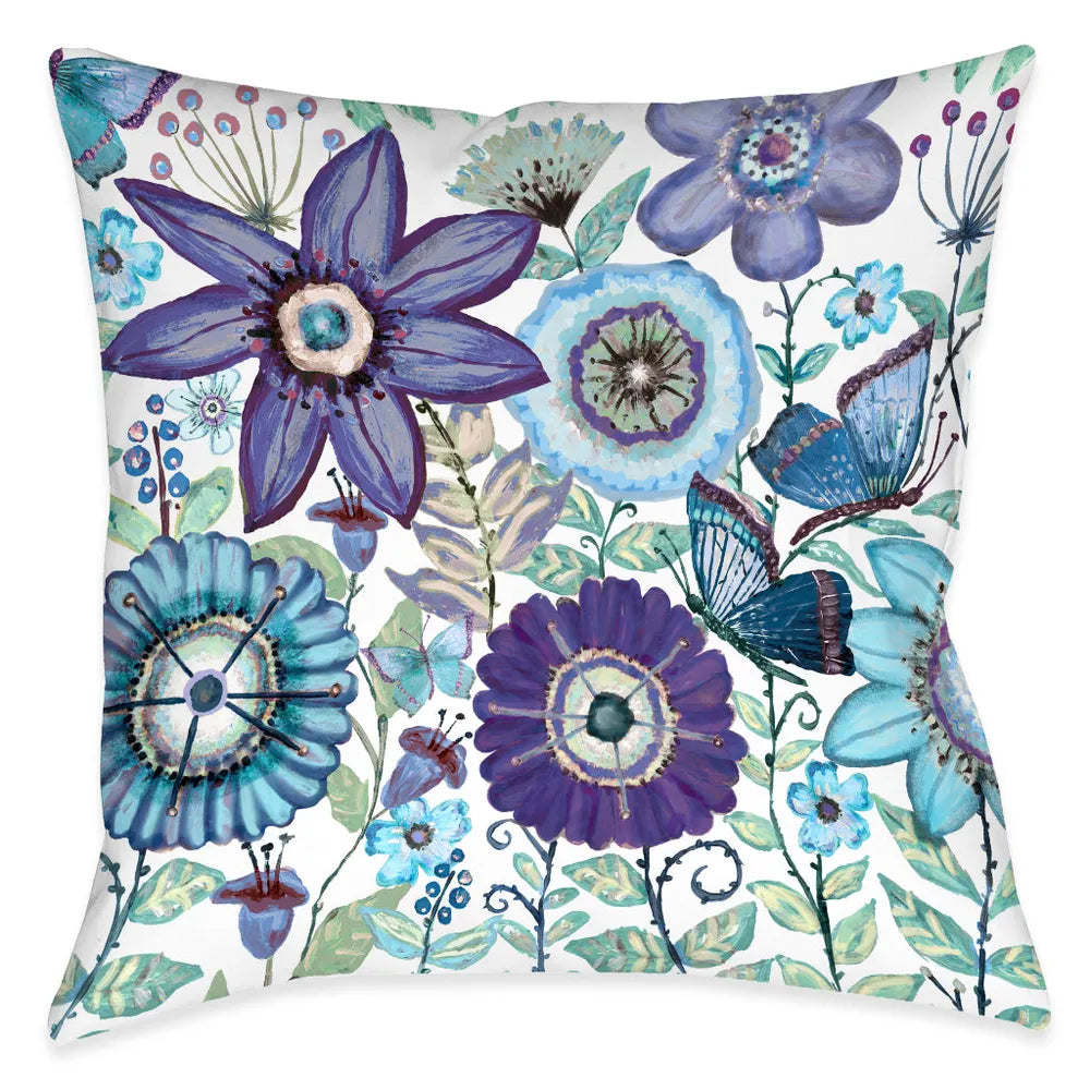 Dream Butterfly Garden Indoor Decorative Pillow