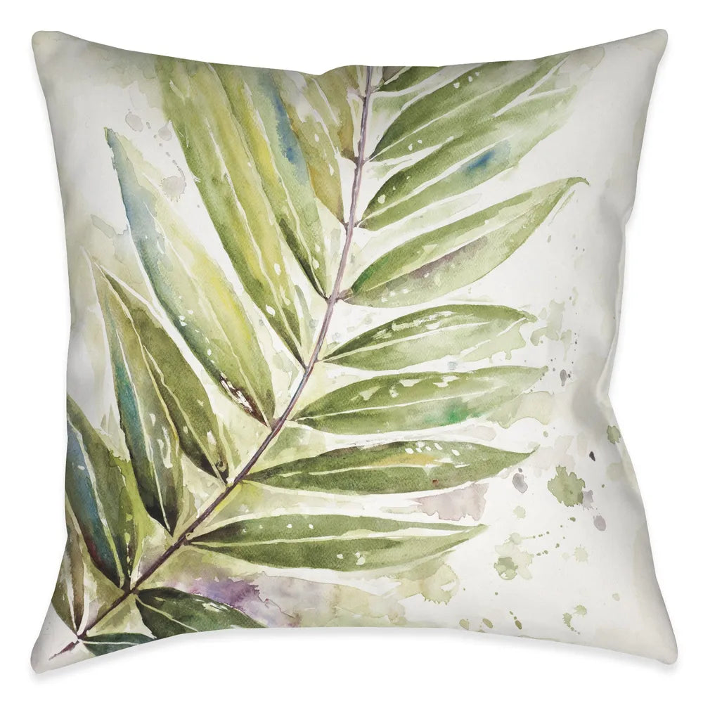 Watercolor Jungle I Outdoor Decorative Pillow