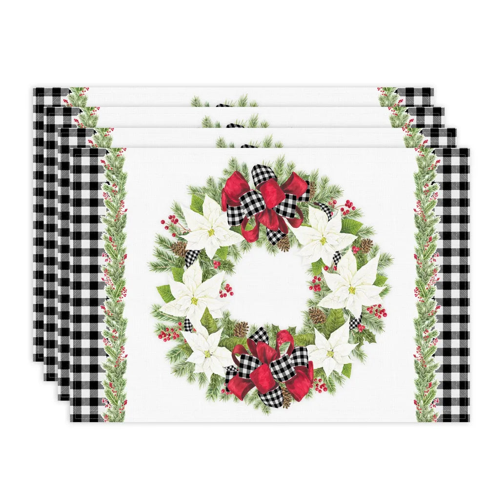 Christmas Trimmings Placemat Set