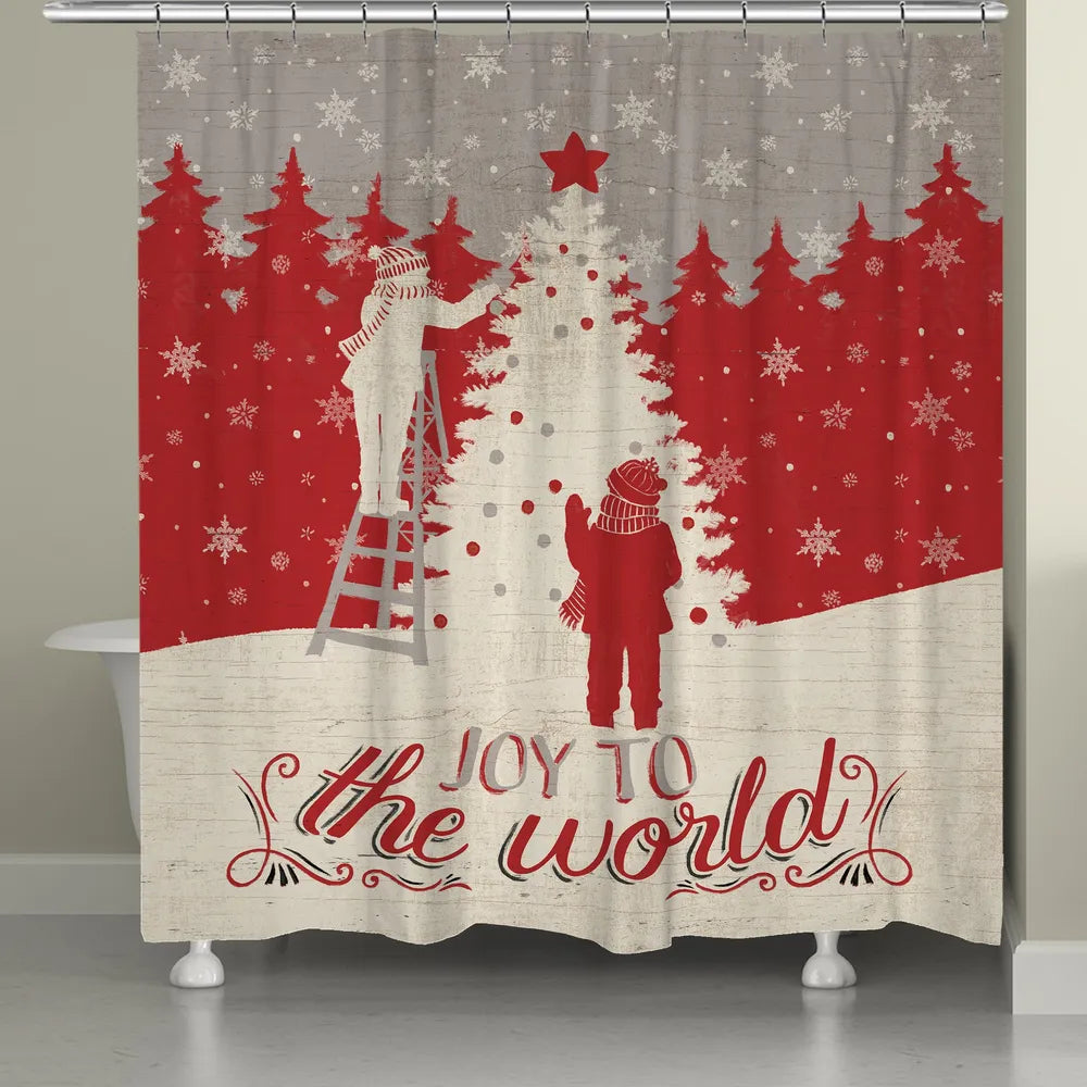 Joy to the World Shower Curtain 