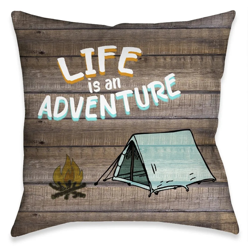 Adventure Life Outdoor Decorative Pillow