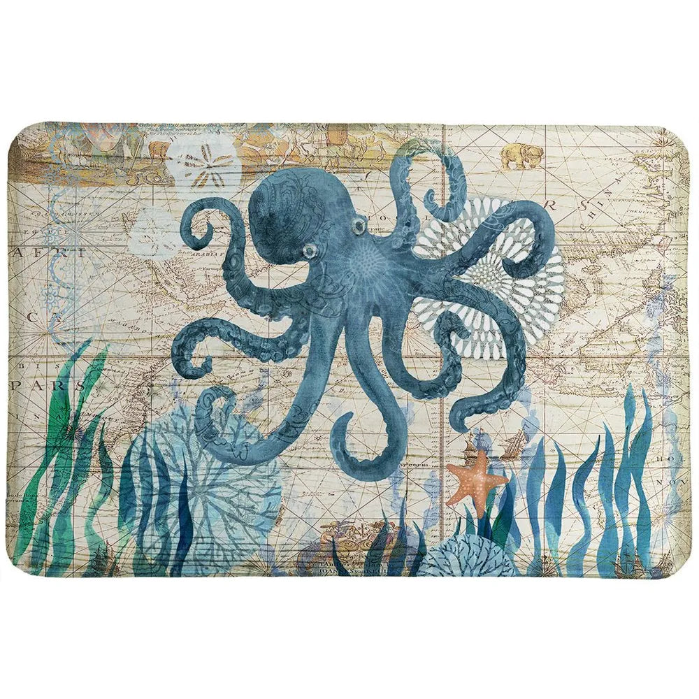 Bay Octopus Memory Foam Rug