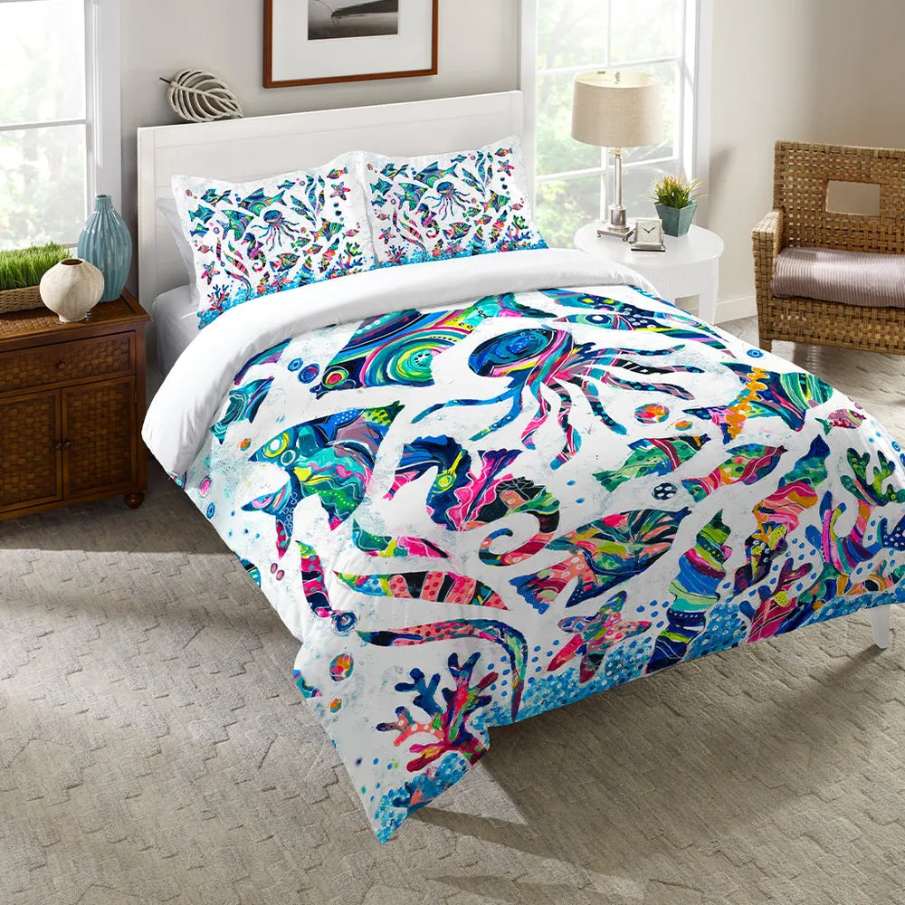 Colorful Coastal Comforter