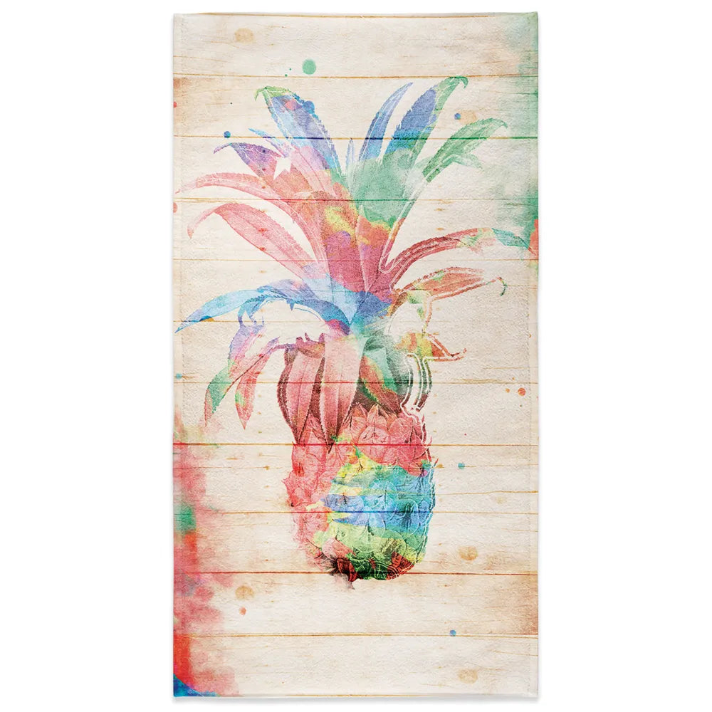 Colorful Pineapple Beach Towel