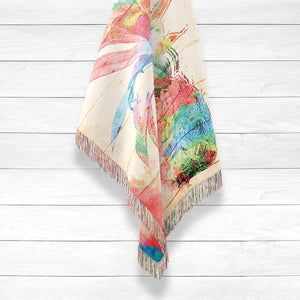 Costa Palm Woven Throw Blanket
