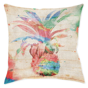 Colorful Pineapple Indoor Woven Decorative Pillow