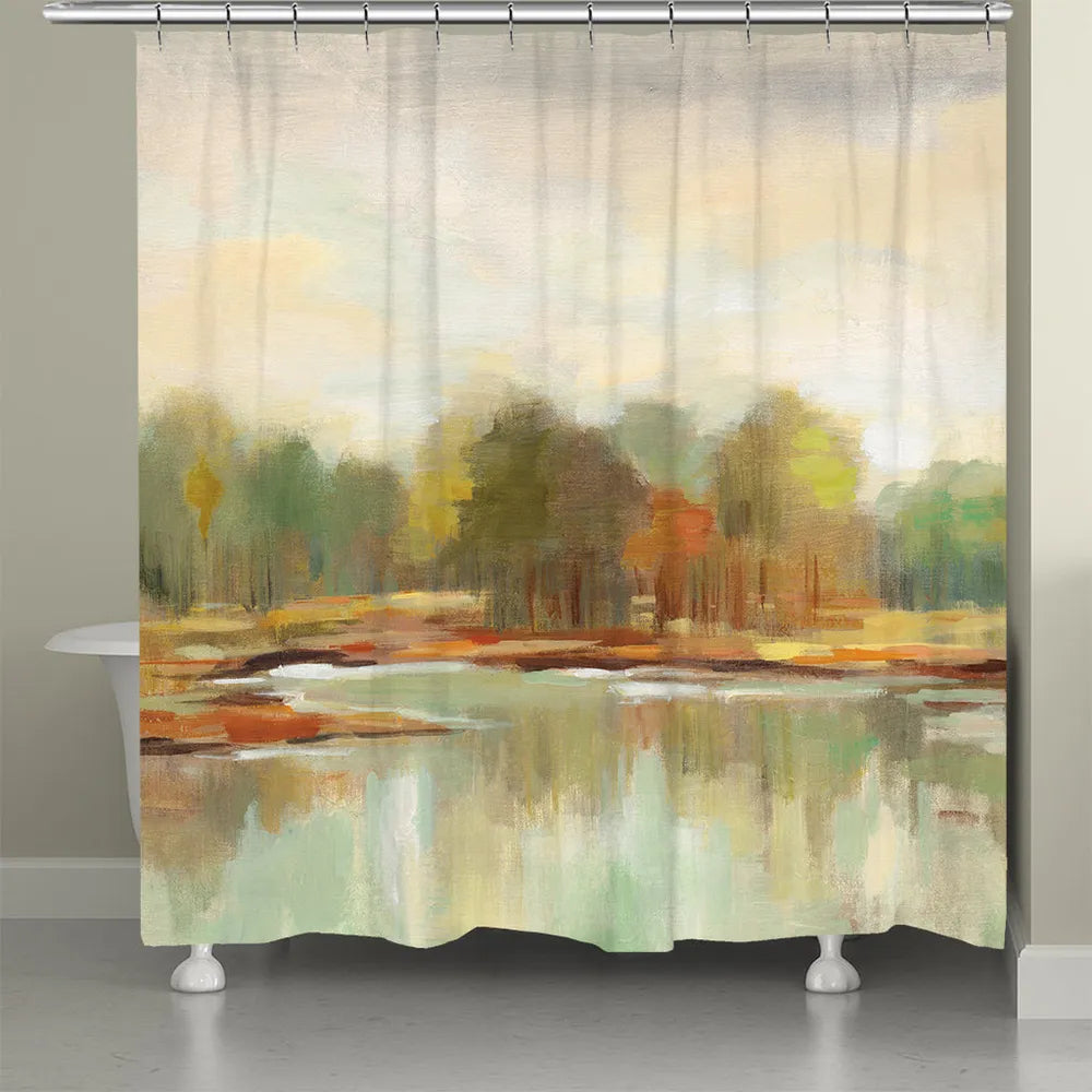 Cool Fall Day Shower Curtain