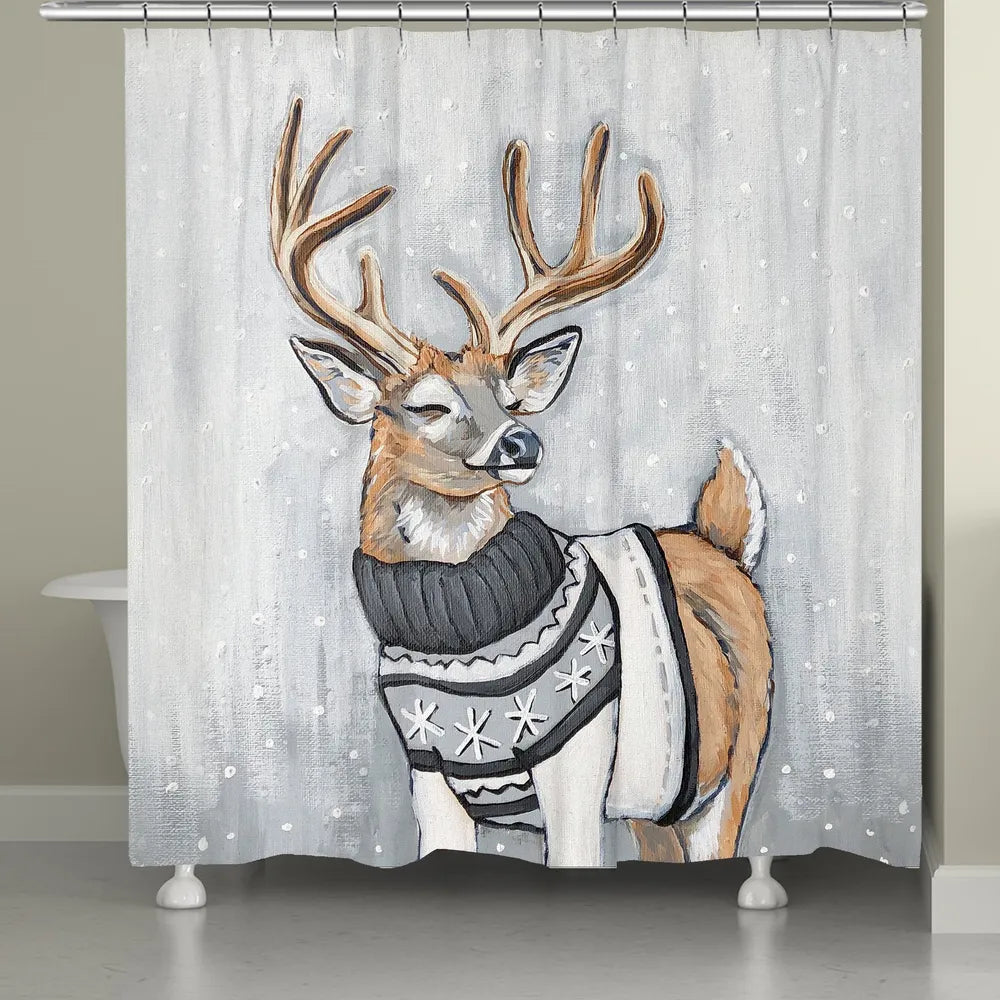 Cozy Deer Shower Curtain