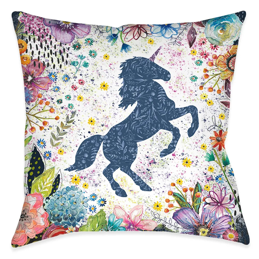 Enchanted Unicorn Indoor Decorative Pillow