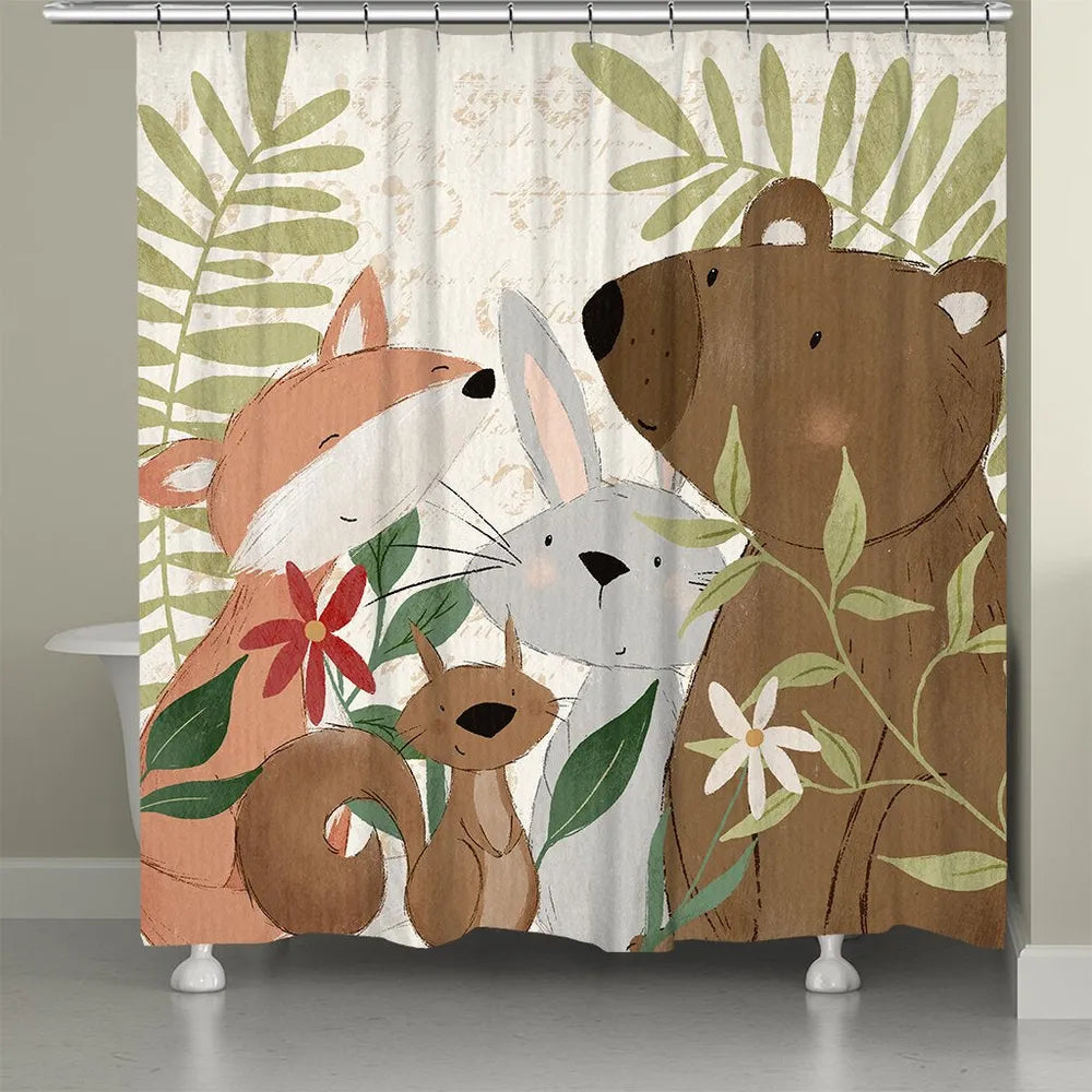 Forest Family Shower Curtain