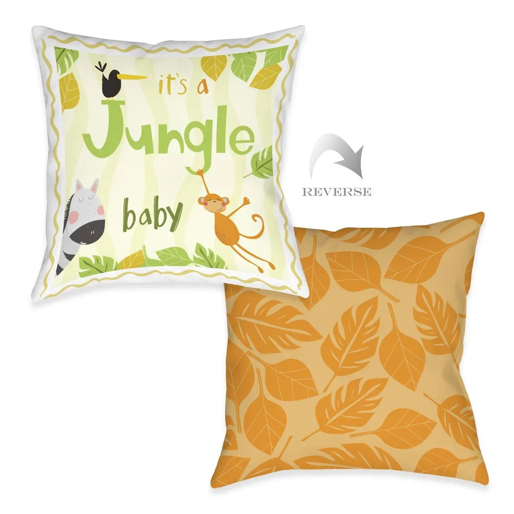 Jungle Pals Baby Indoor Decorative Pillow