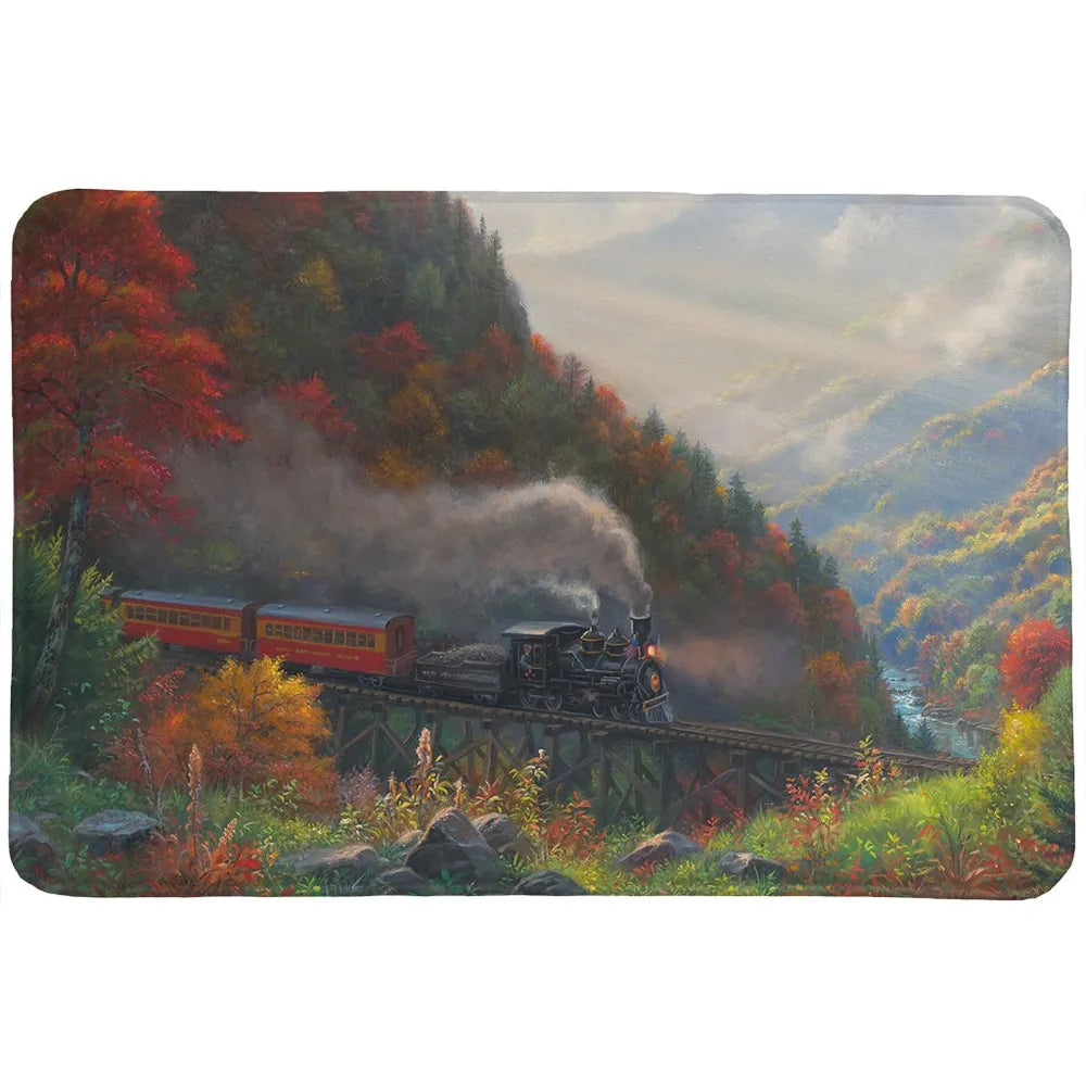 Great Smoky Mountain Railroads Memory Foam Rug