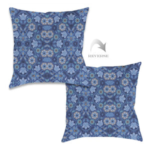 kathy ireland® HOME Indochine Indigo Indoor Decorative Pillow