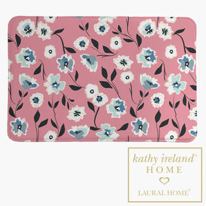 kathy ireland® HOME Delicate Floral Toss Memory Foam Rug