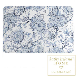 kathy ireland® HOME Floral Toile Memory Foam Rug