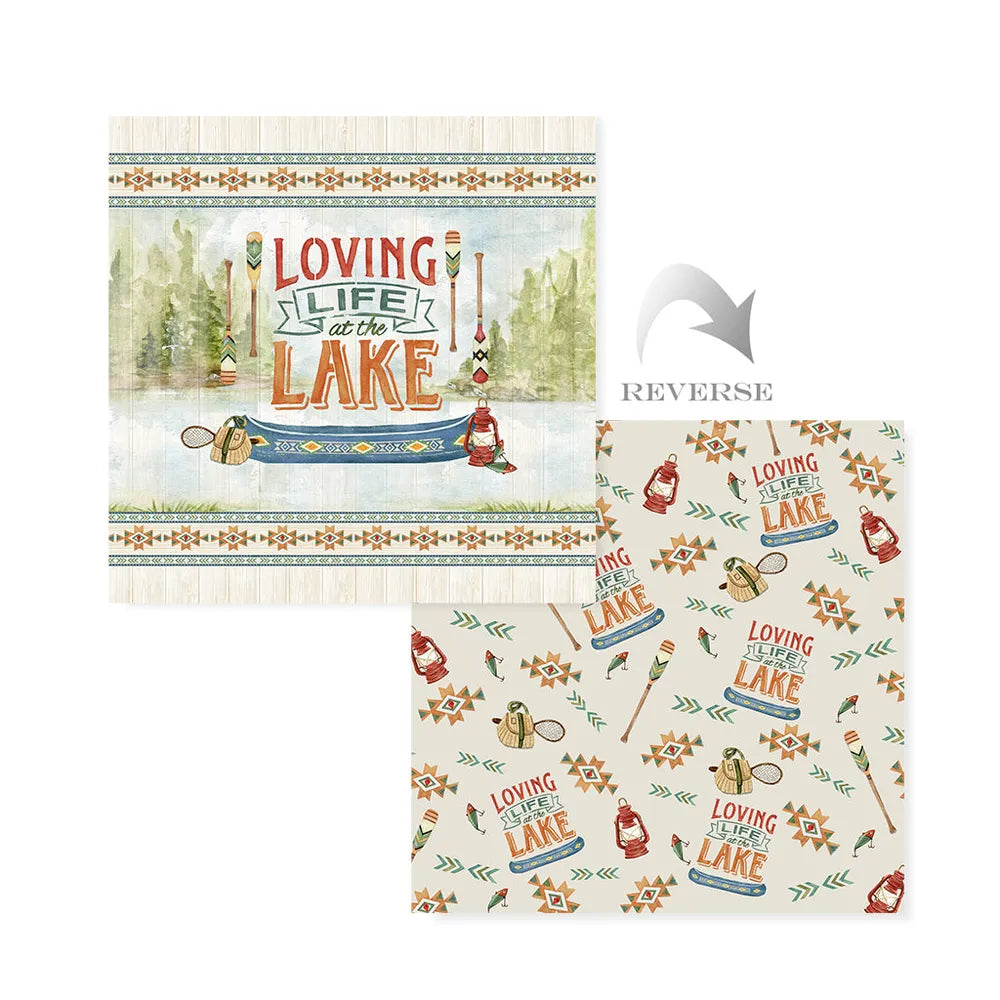 Loving Life At The Lake Reversible Quilt