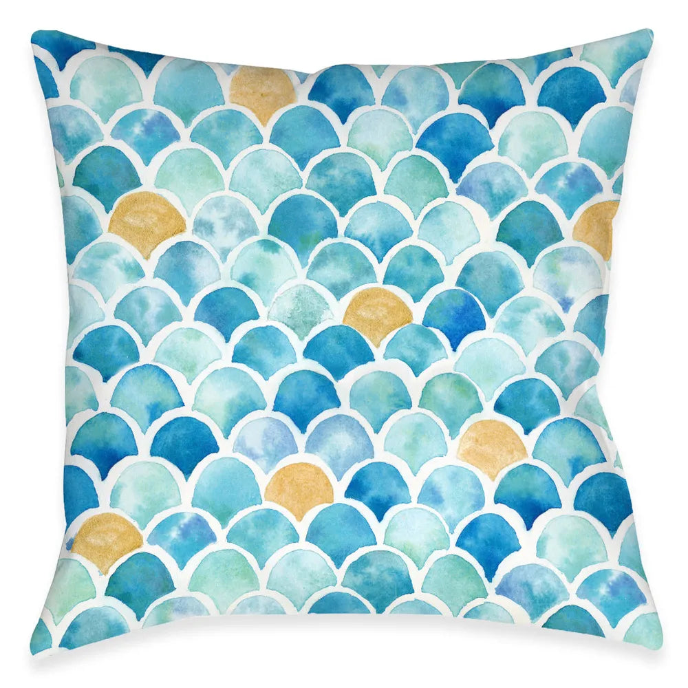 Mermaid Magic Outdoor Decorative Pillow