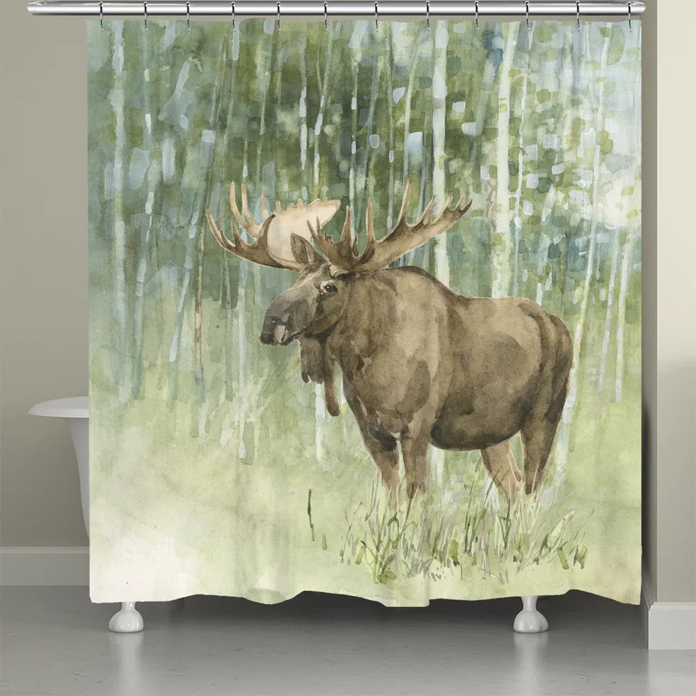 Nature's Call Moose Shower Curtain