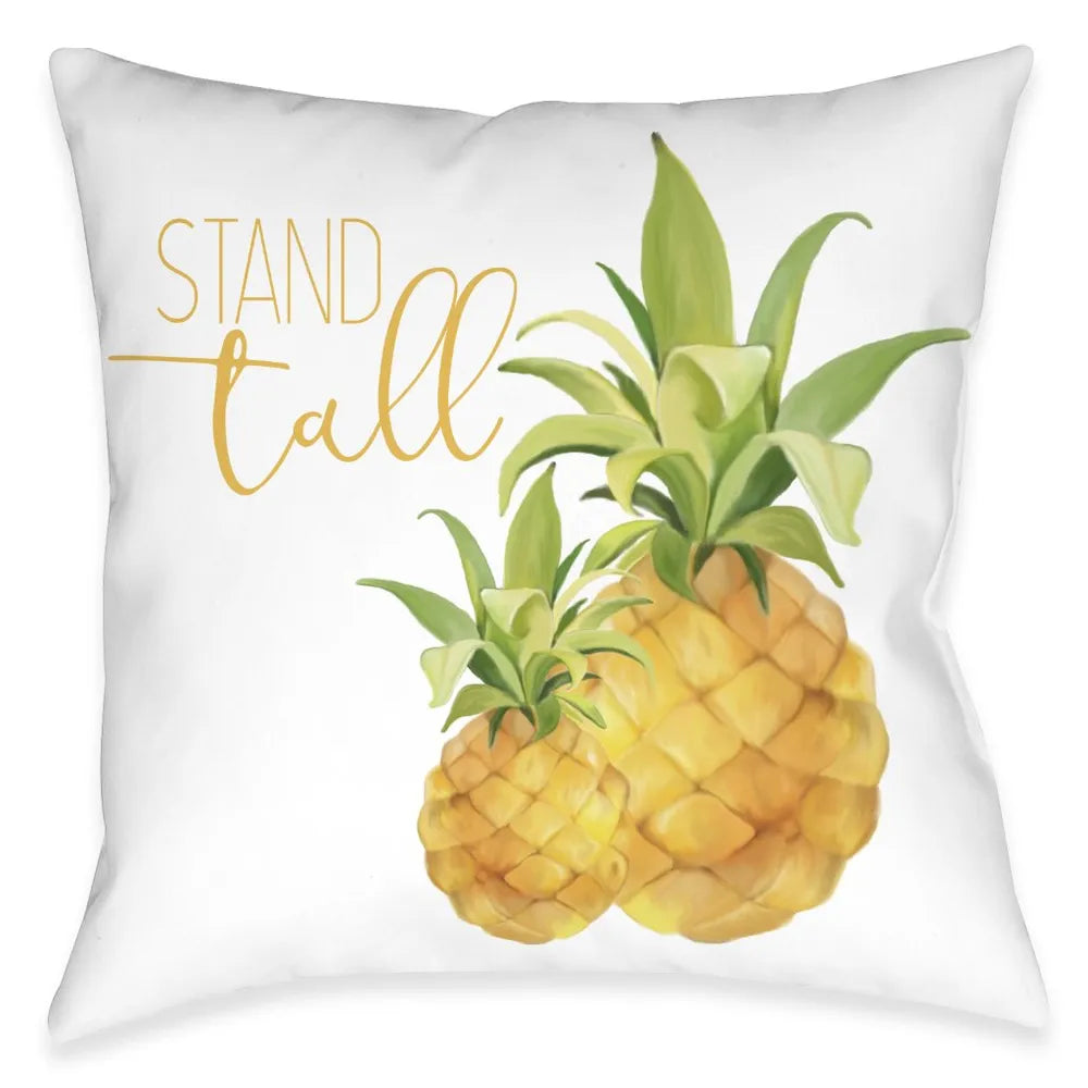 Pineapple Tall Outdoor Decorative Pillow