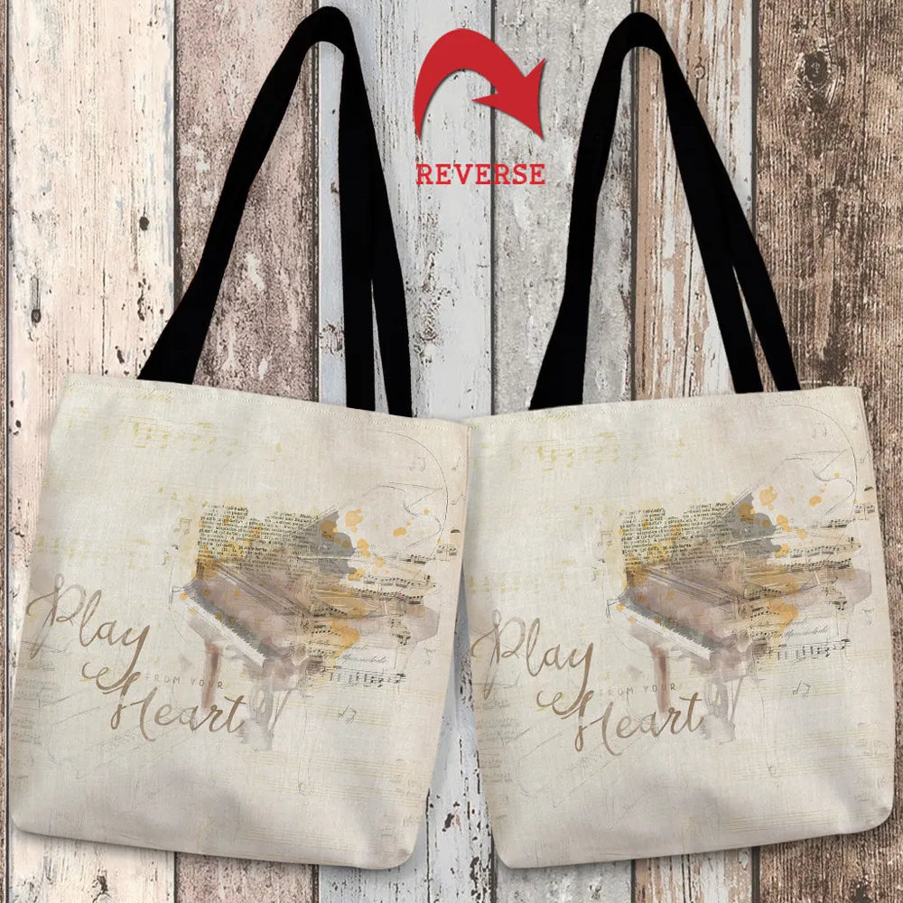 Play From Your Heart Tote Bag
