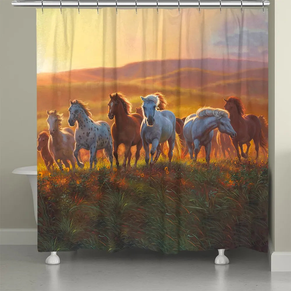 Prairie Thunder Shower Curtain