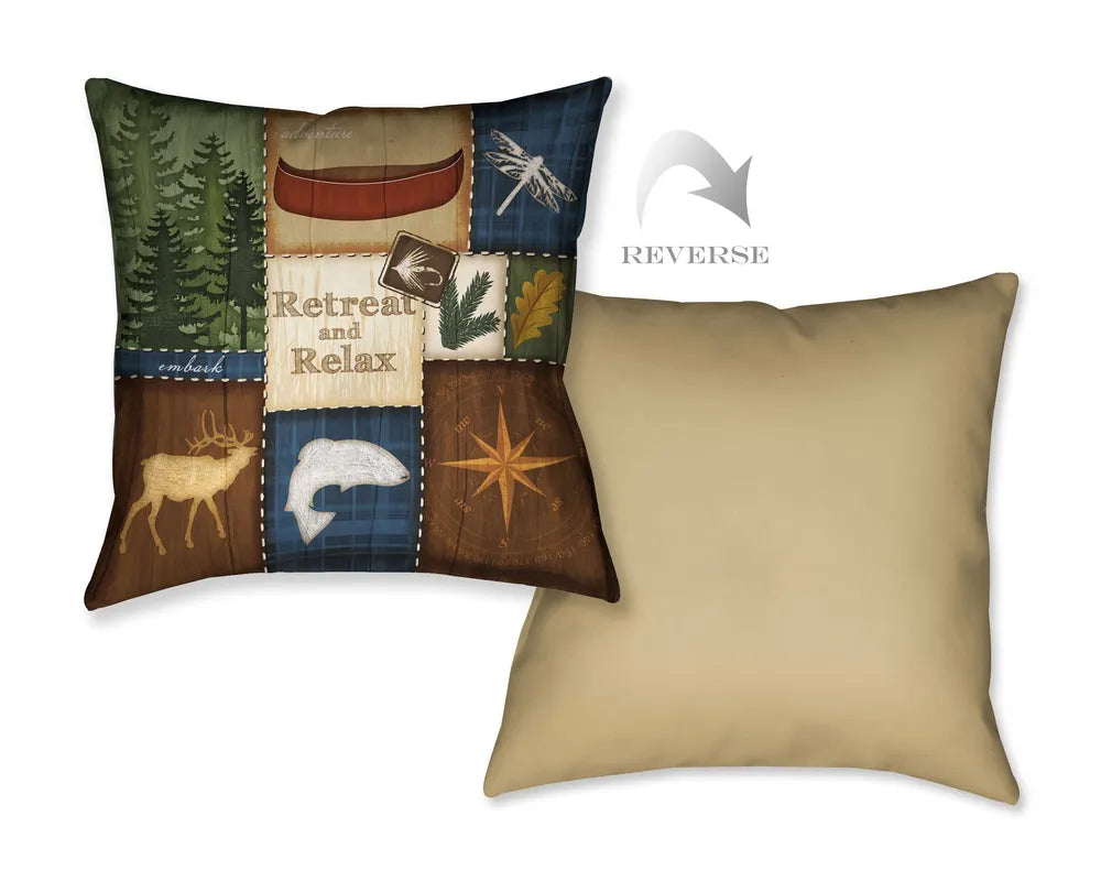 Retreat & Relax Indoor Decorative Pillow 