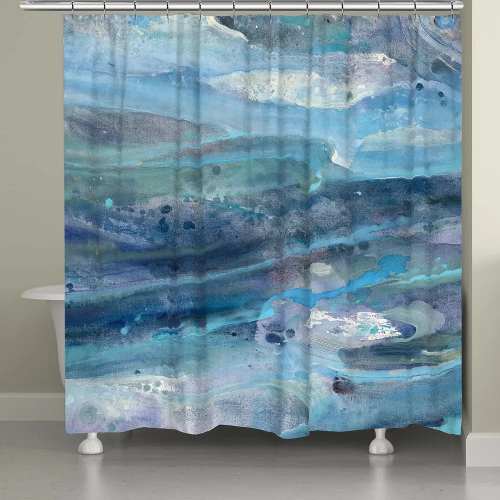 Rolling Waves Shower Curtain 