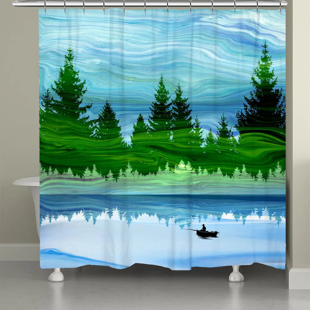 Scenic Forest Shower Curtain