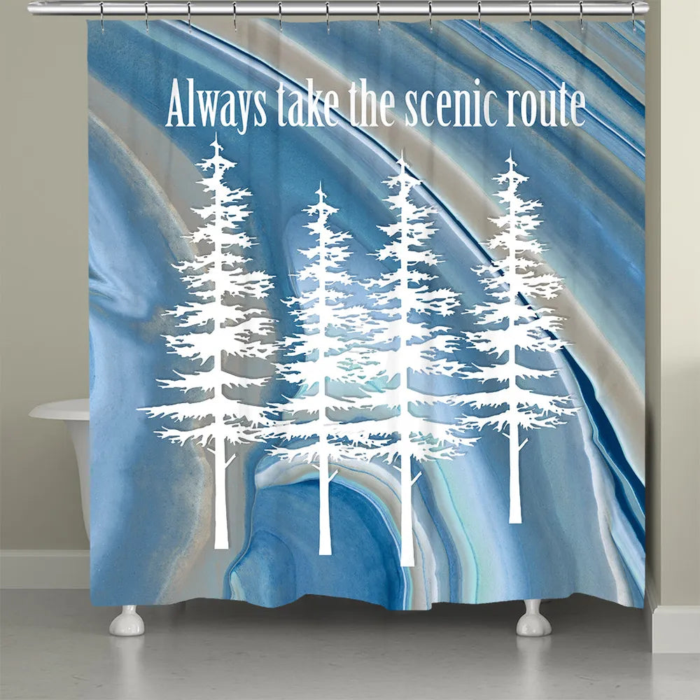 Scenic Route Shower Curtain
