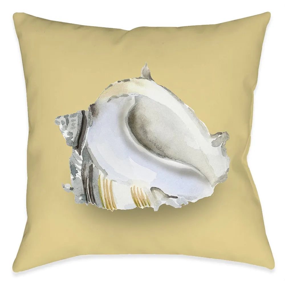 Shell Ashore Outdoor Decorative Pillow