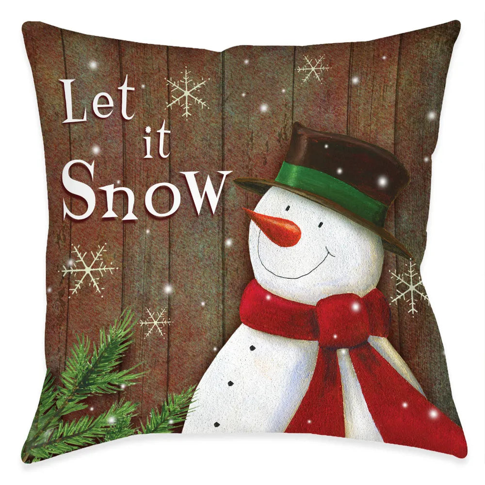 Snowy Season Indoor Decorative Pillow