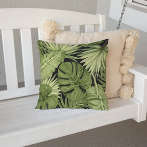 kathy ireland® HOME Sophisticated Palm Outdoor Decorative Pillow