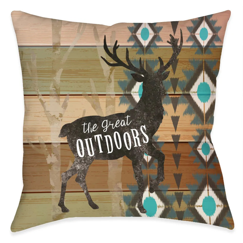Rustic Outdoor Decorative Pillow