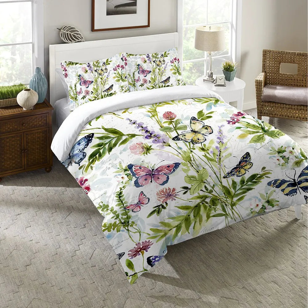 Watercolor Butterflies Comforter