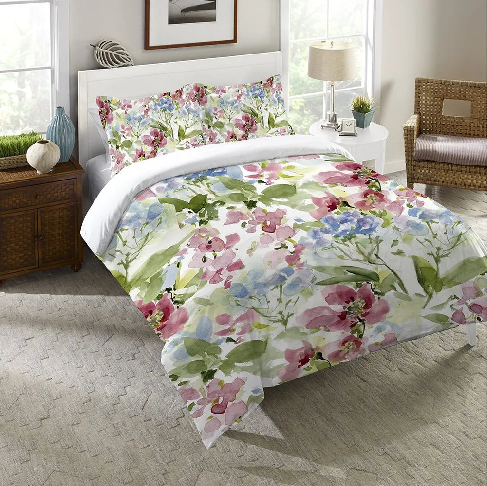 Watercolor Floral Bunch Comforter