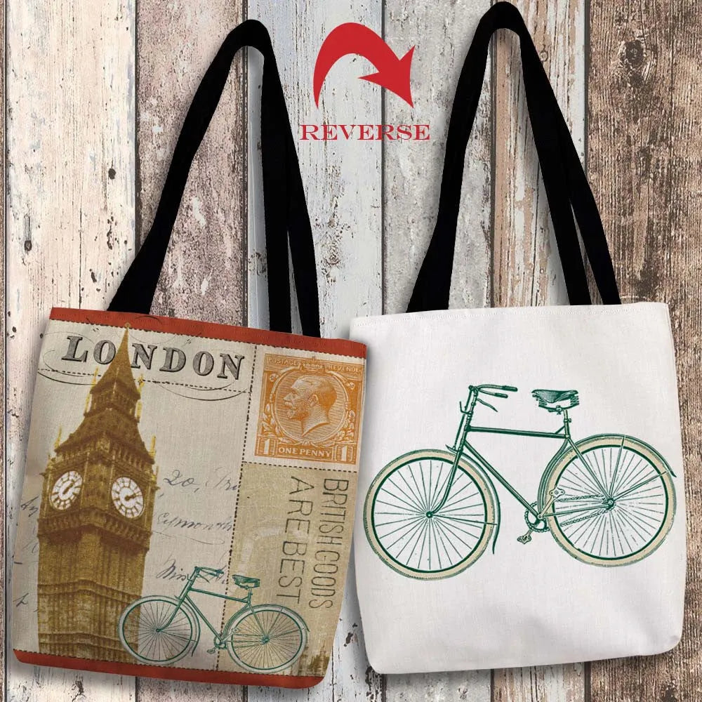 Postcard from London II Canvas Tote Bag 