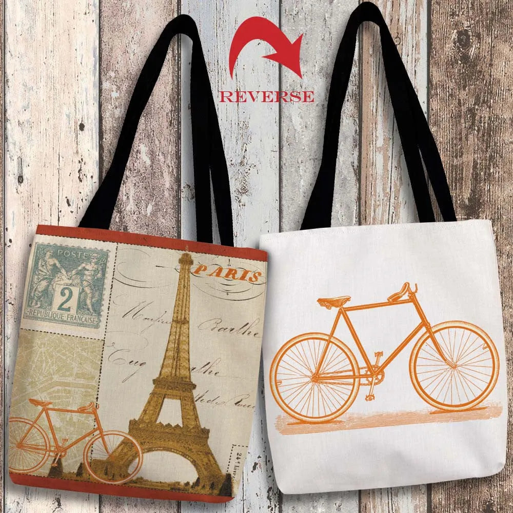 Postcard from Paris II Canvas Tote Bag 