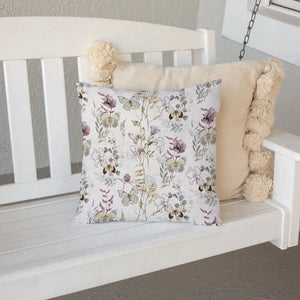 kathy ireland® HOME Wildflower Butterflies Indoor Decorative Pillow
