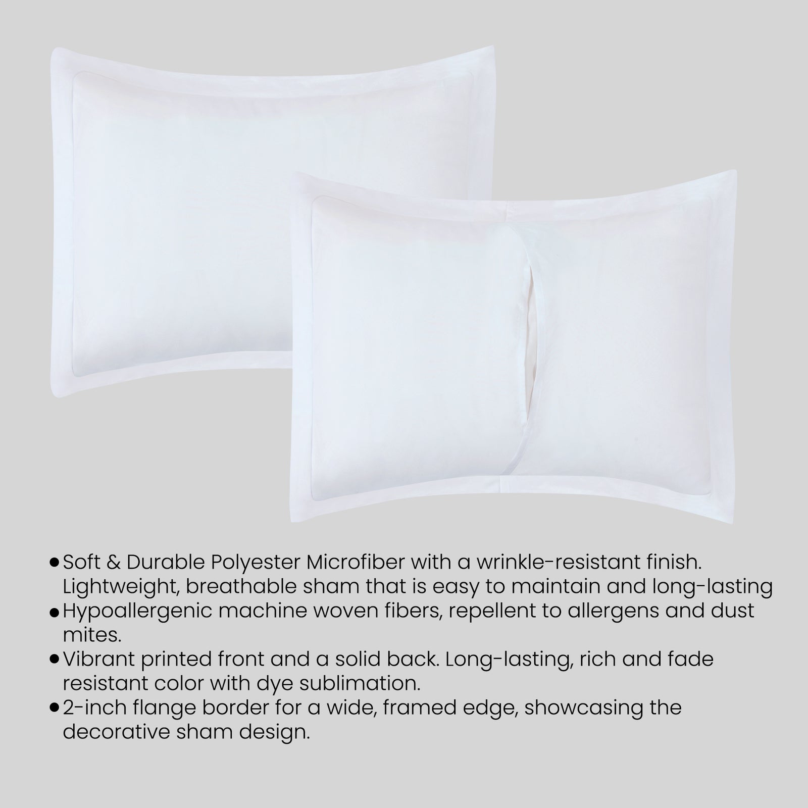 Succulent Floral Comforter Sham