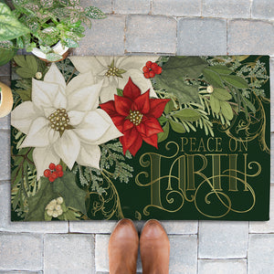 Christmas Elegance Outdoor Doormat