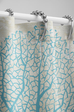 Blue Crab Shower Curtain