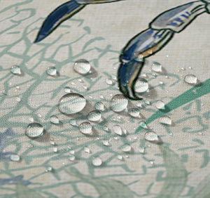 Blue Crab Shower Curtain