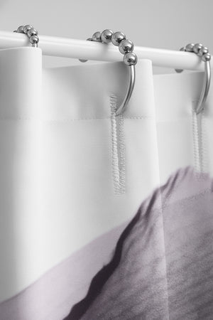 Lavender Cyclamen X-Ray Flowers Shower Curtain