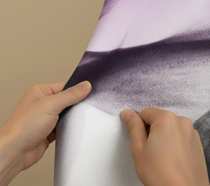 Lavender Cyclamen X-Ray Flowers Shower Curtain