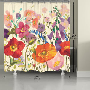 Couleur Printemps Shower Curtain
