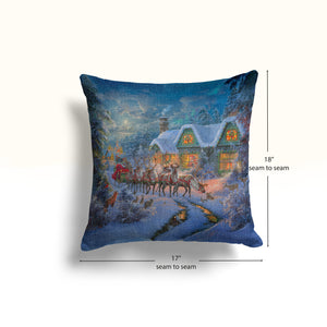 Christmas Magic Indoor Woven Pillow