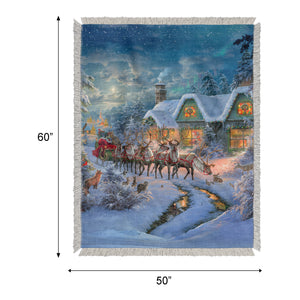 Christmas Magic Woven Throw Blanket