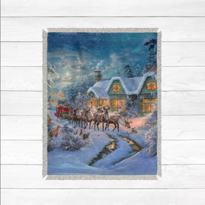 Christmas Magic Woven Throw Blanket