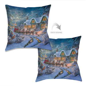 Christmas Magic Indoor Woven Pillow