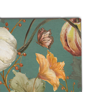 Autumn Vines Dusty Teal Outdoor Doormat